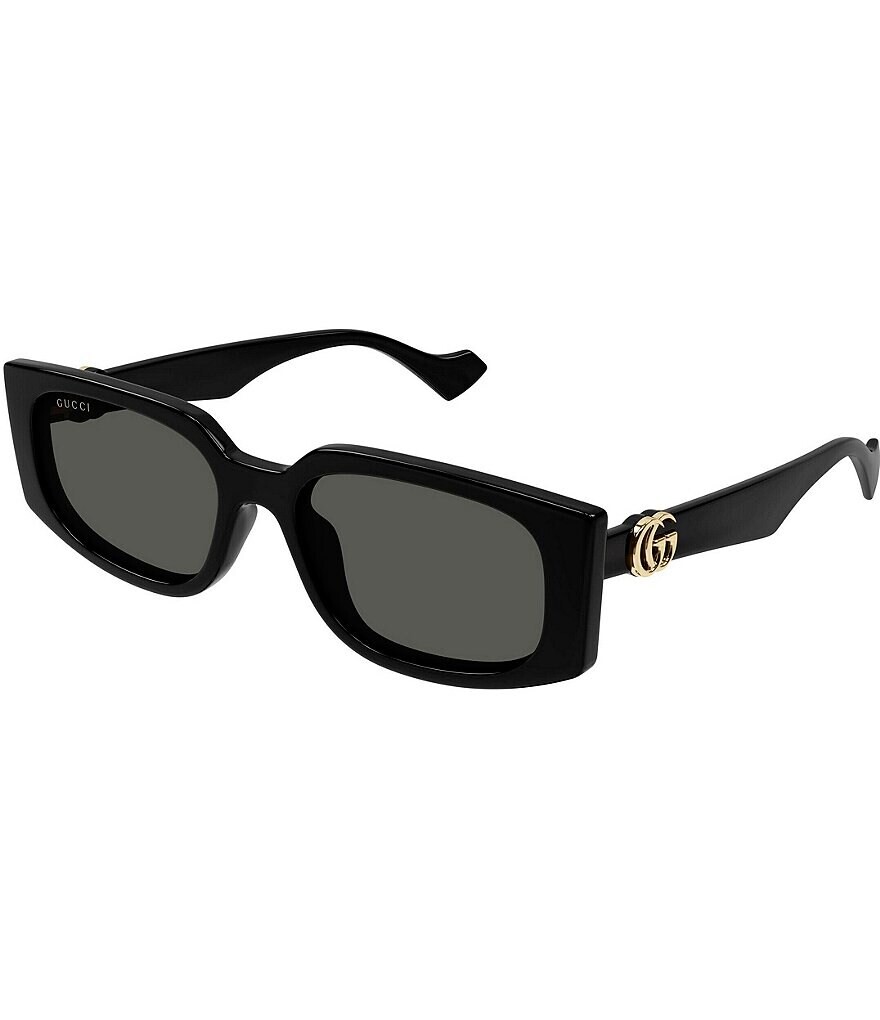 

Женские прямоугольные солнцезащитные очки Gucci GG Generation Light 55 мм, черный