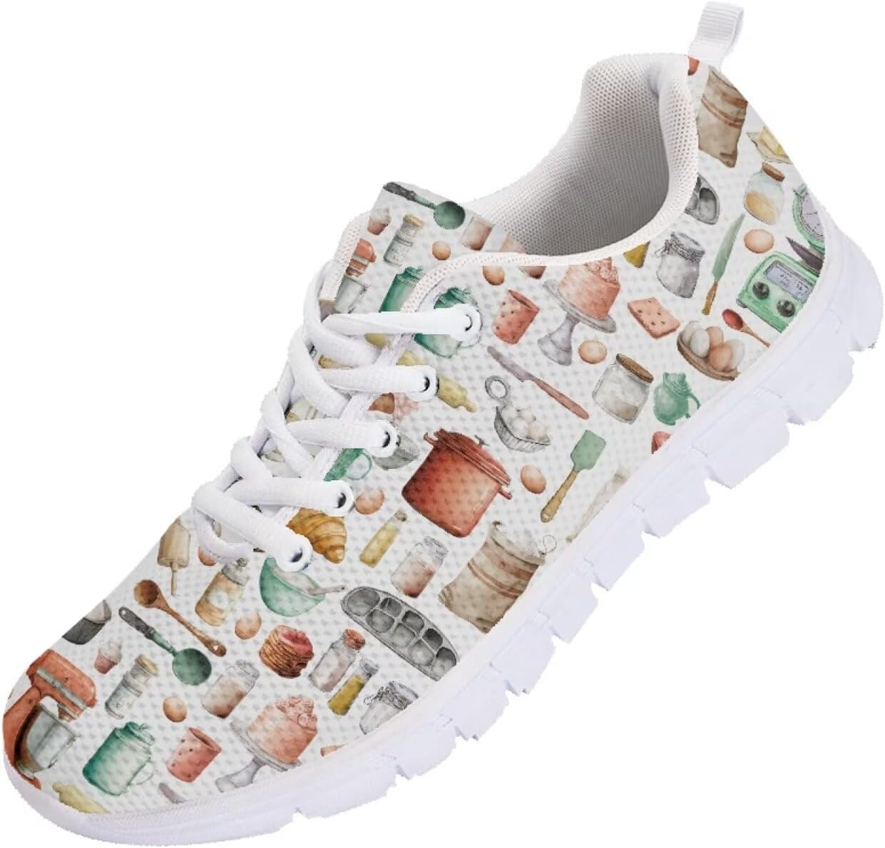 

Мужские кроссовки Funnydude Funny Print для бега, осенние удобные теннисные туфли, легкие кроссовки, Cartoon Sewing Machine