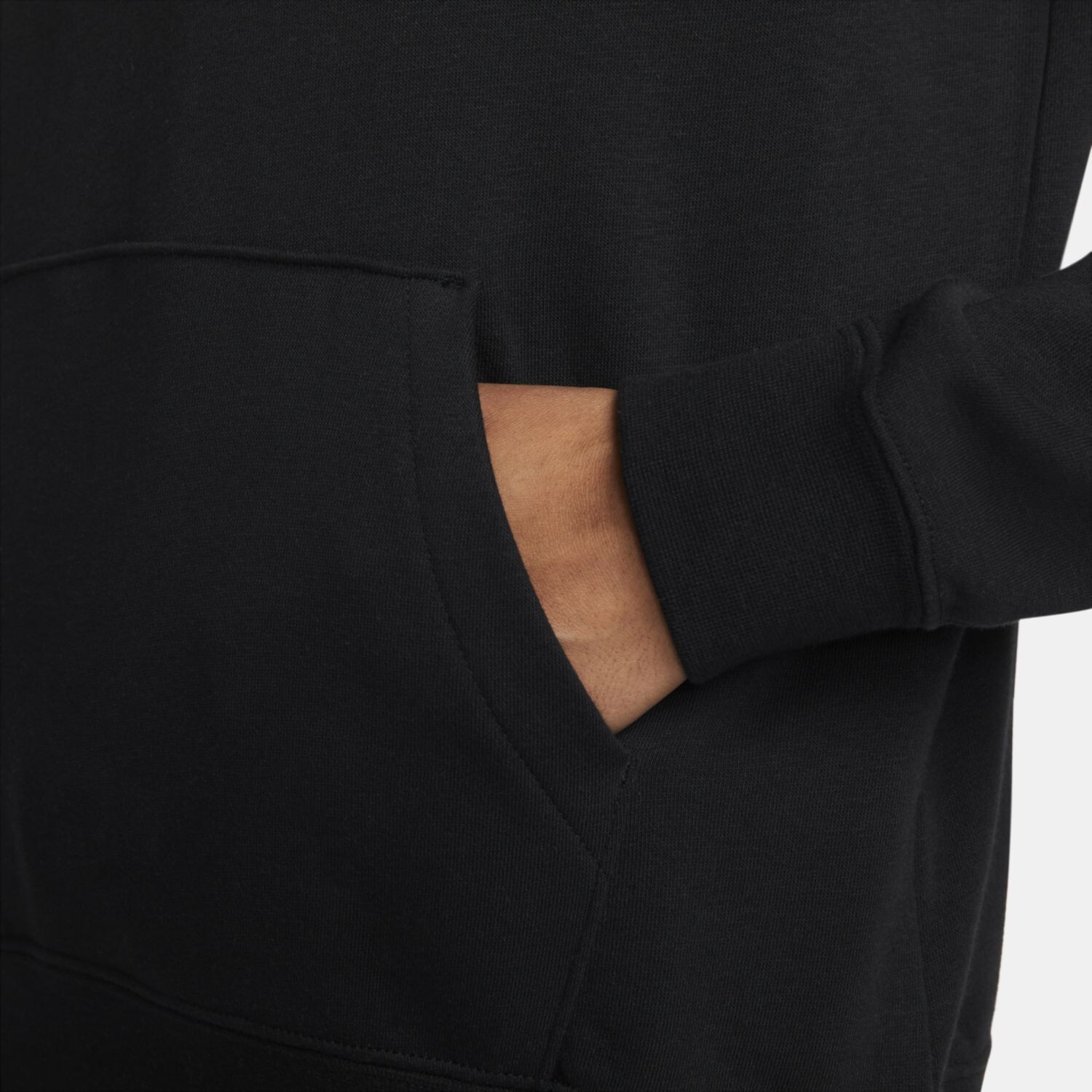 Женская флисовая худи Nike Sportswear Club Nike, черный — фото 3