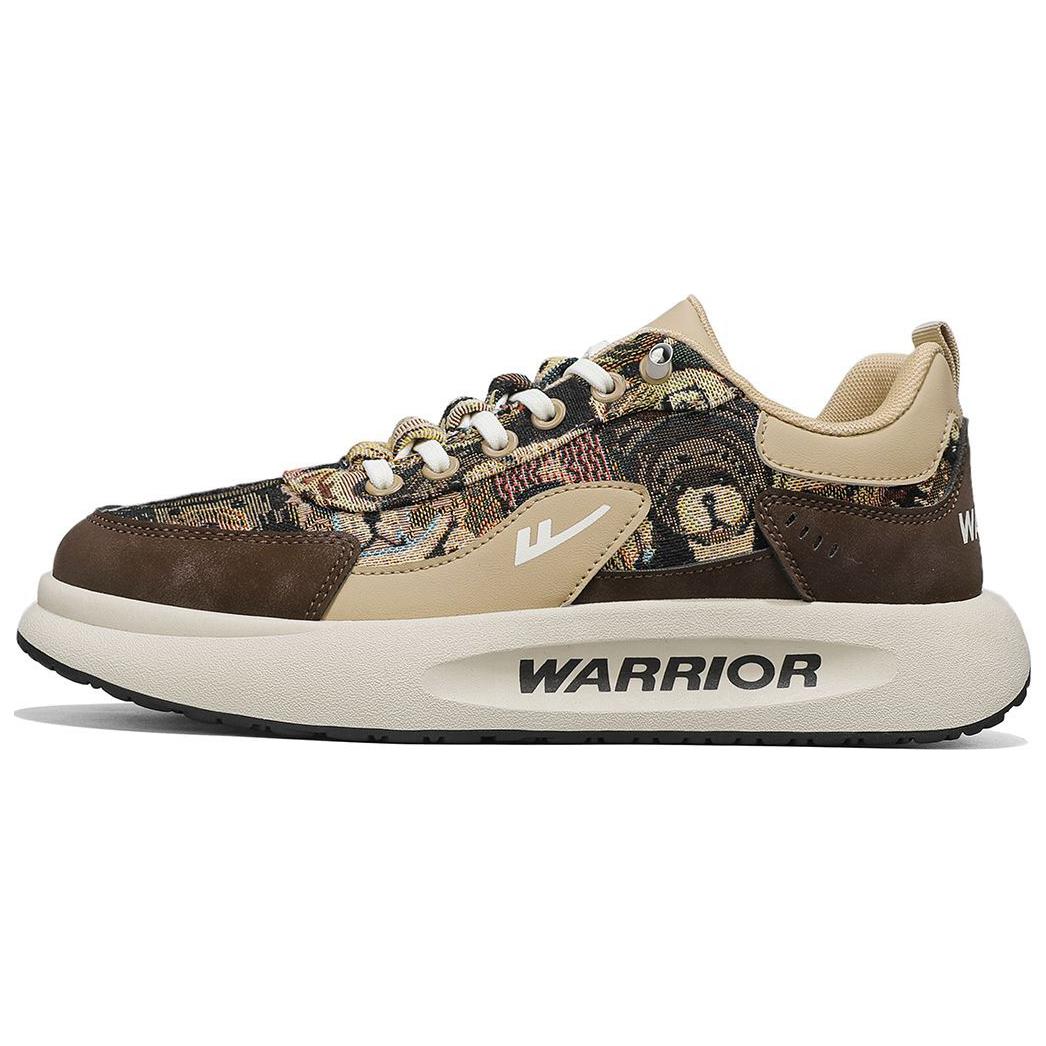 

Кроссовки WARRIOR Skateboarding Shoes Men Low-top Brown/khaki, коричневый