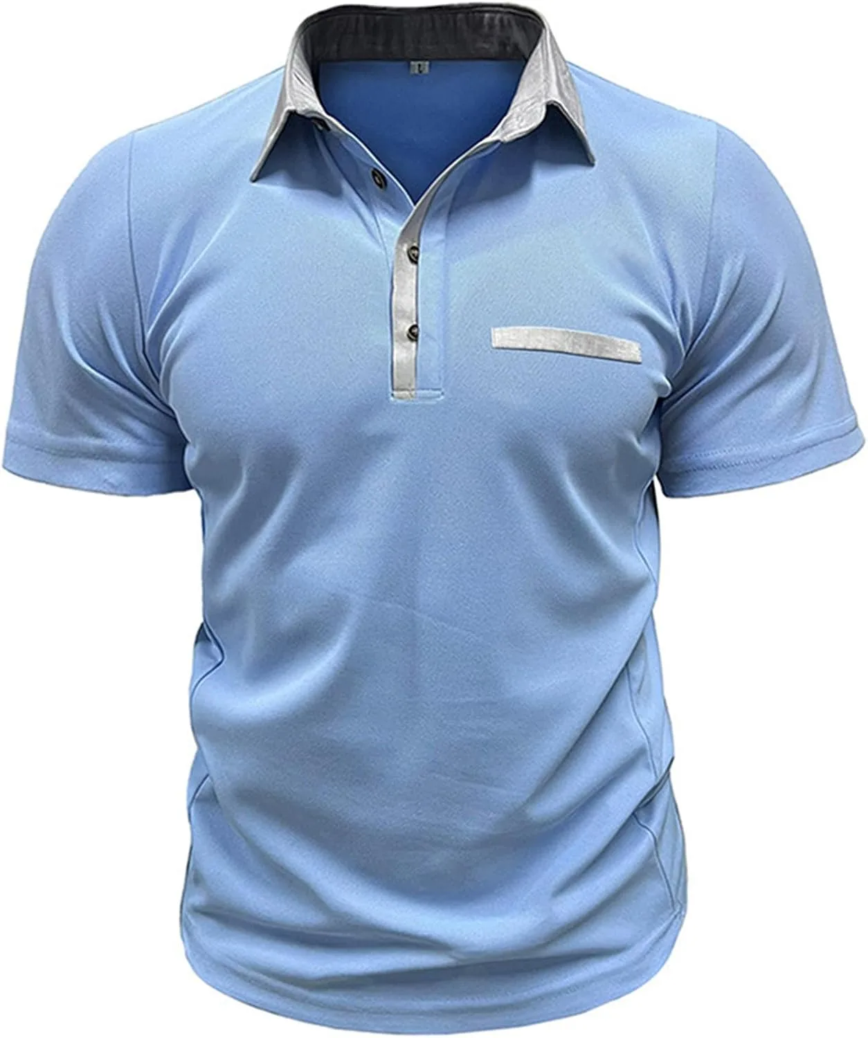 

Мужская поло Slim Fit с V-образным вырезом и коротким рукавом Muscularfit