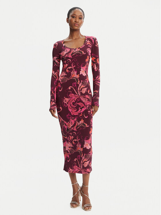 

Повседневное платье slim fit 79HAO920 JS500 Versace Jeans Couture, красный