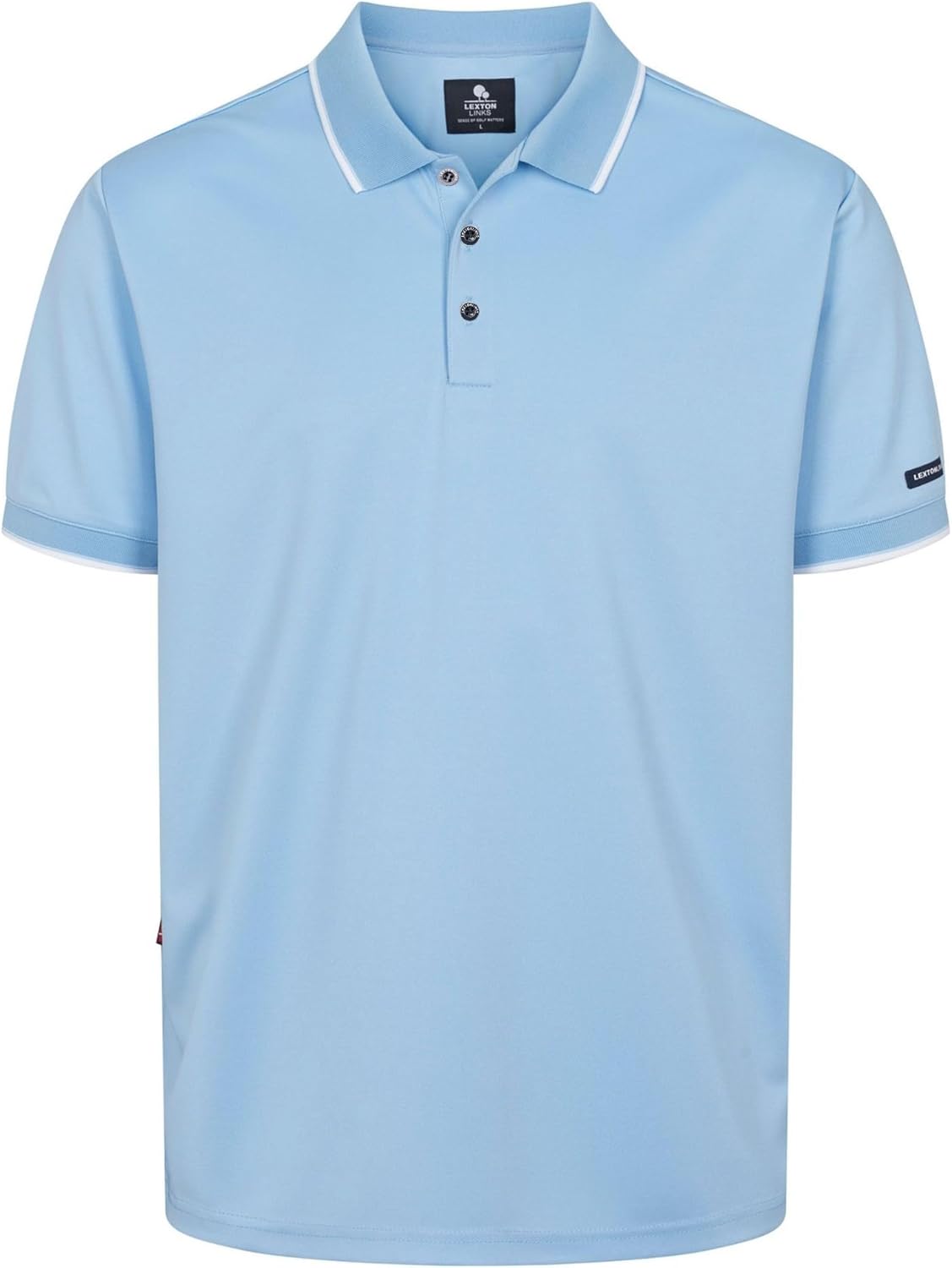 

Датская скандинавская дизайнерская одежда для гольфа: поло Lexton Links, светло-голубой