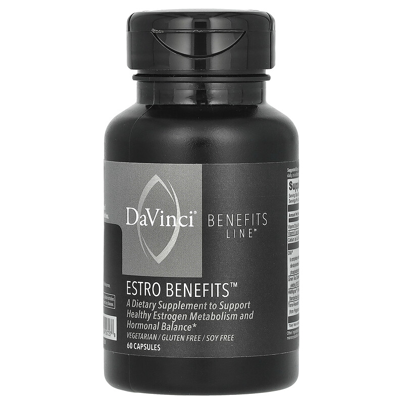 

DaVinci Laboratories, Benefits Line, Estro Benefits, 60 капсул