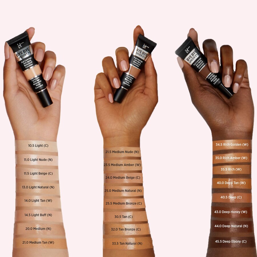 Консилер Bye Bye Under Eye Anti-Aging Full Coverage Concealer с гиалуроновой кислотой для омоложения кожи вокруг глаз. IT Cosmetics, 0.11 oz/3.25 mL, 20.0 Medium (for neutral undertones) — фото 3