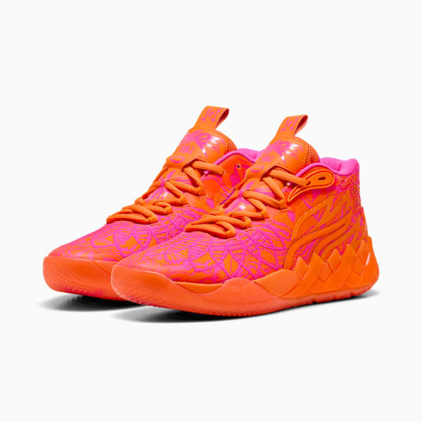 Мужские баскетбольные кроссовки Mb.01234 Mash-Up Puma, оранжевый — фото 4