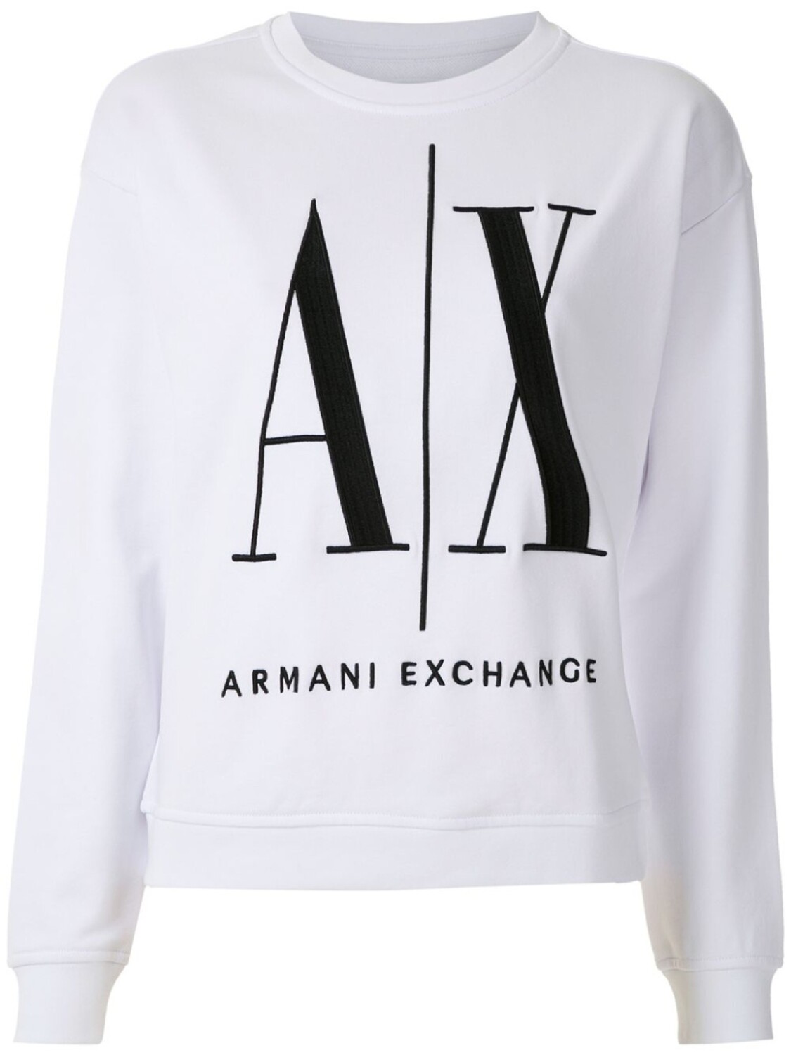

Armani Exchange толстовка с логотипом, белый