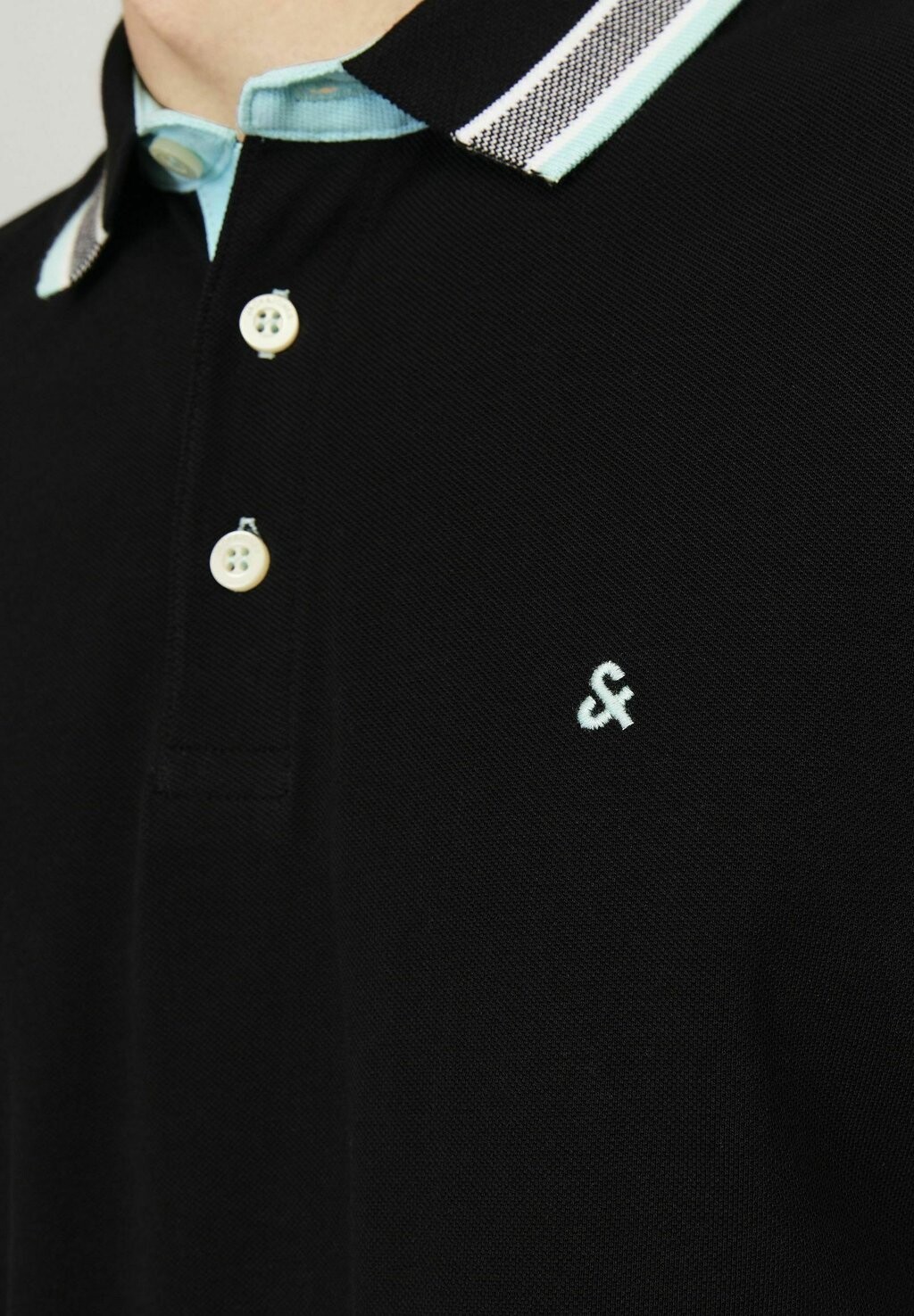 

Поло PAULOS Jack & Jones, черный