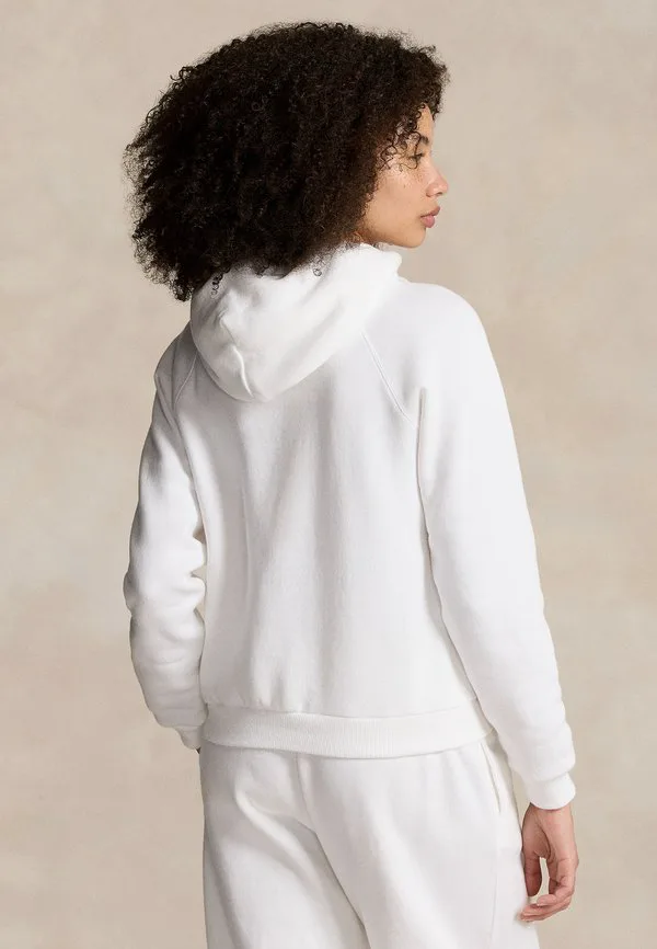 Худи укороченного кроя Polo Ralph Lauren, White — фото 3