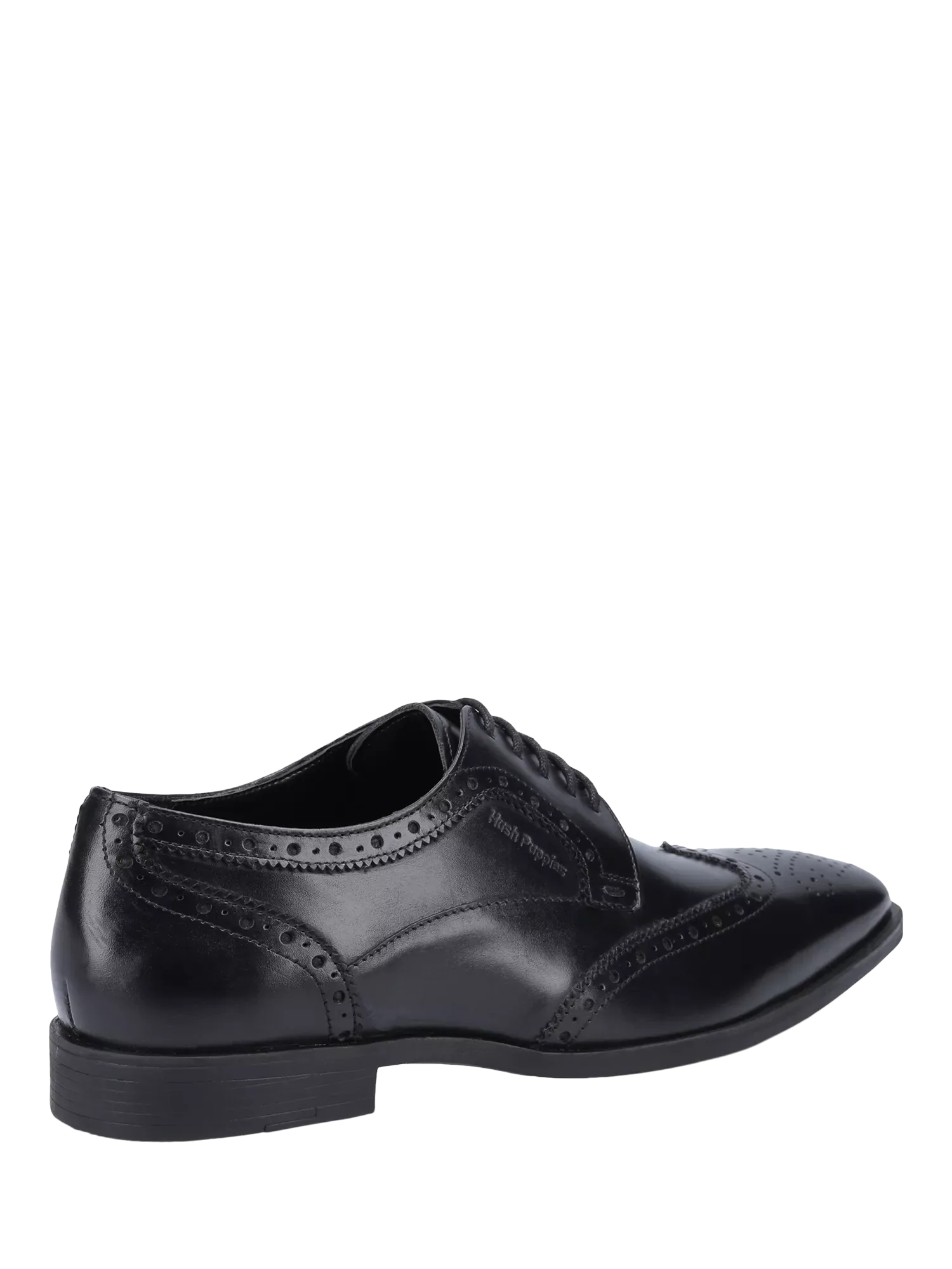 Кожаные оксфордские броги Elliot на шнуровке Hush Puppies, Black — фото 3