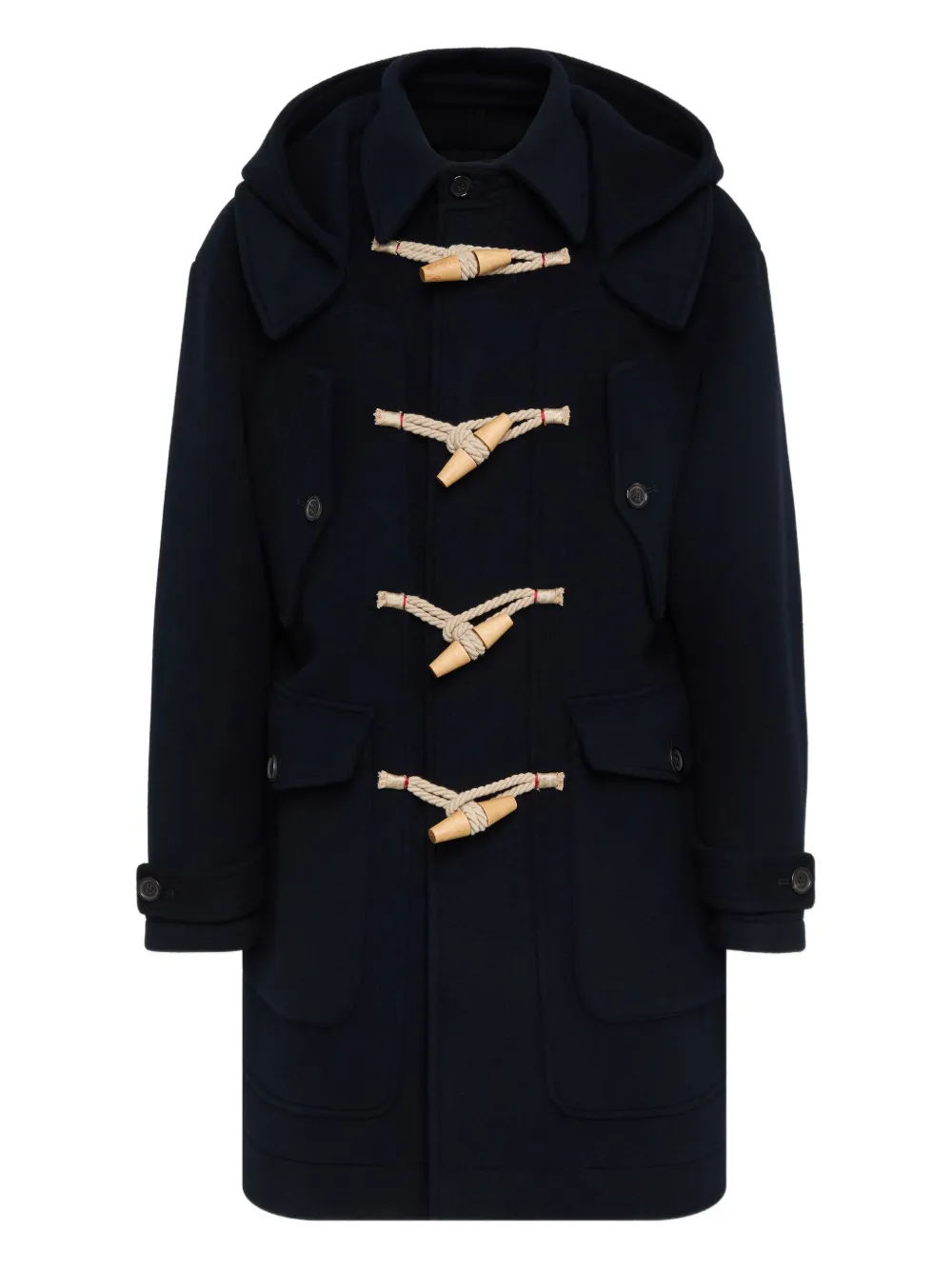 

Дафлкот с капюшоном DSQUARED2, синий