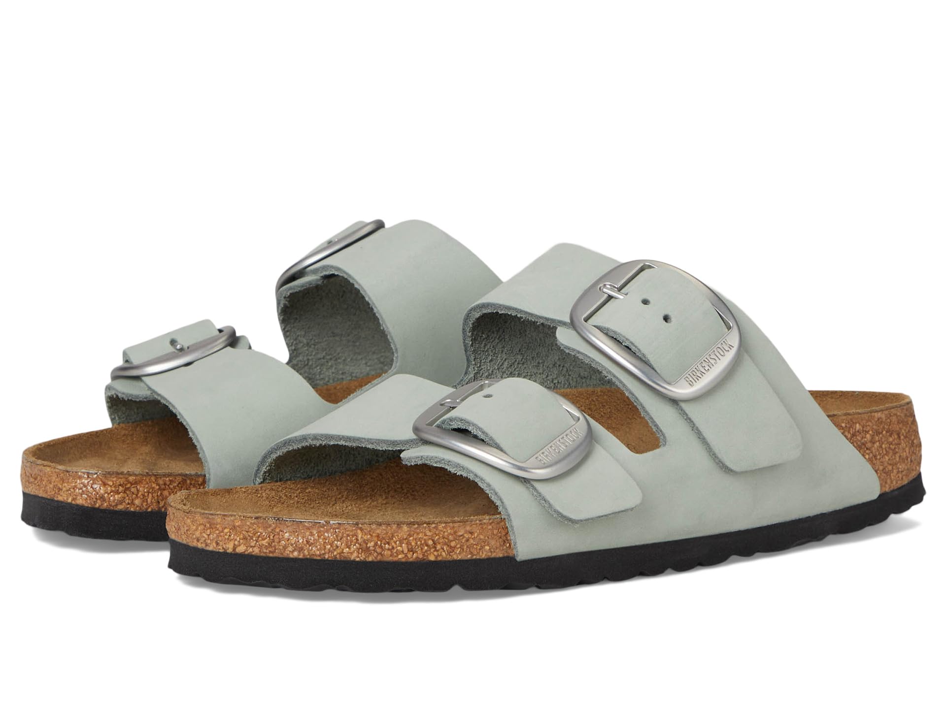Сандалии Birkenstock Arizona Big Buckle - Nubuck Leather, Pure Sage