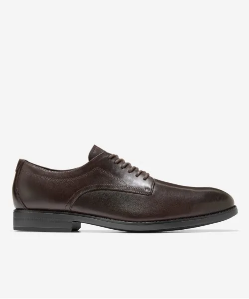Мужские оксфорды с подошвой Grandfoam и FlexCraft Cole Haan HARMON GRAND BROWN