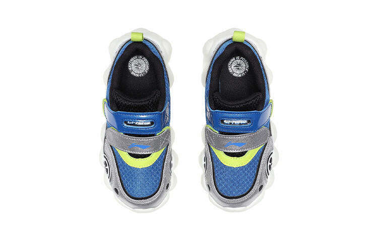 Кроссовки LINING YOUNG Kids Lifestyle Shoes PS Low-top Crystal Blue/standard Black/silver Gray — фото 3