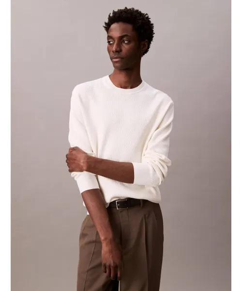 

Свитер Regular fit Calvin Klein, бежевый