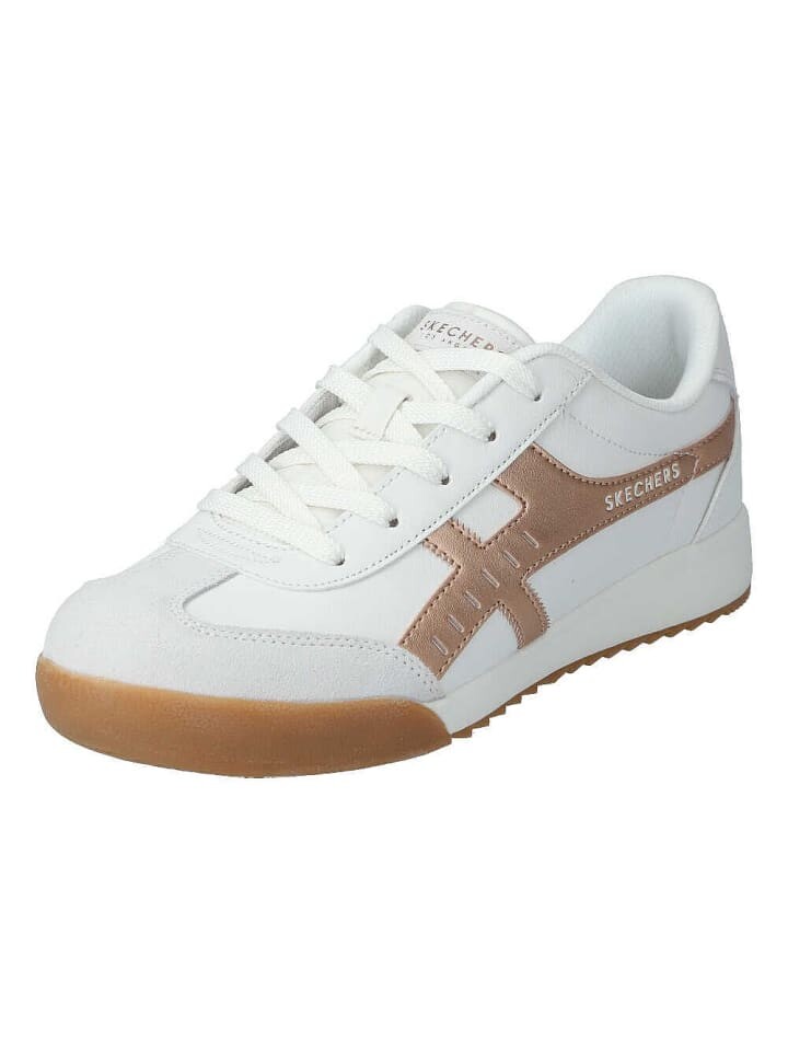 

Низкие кроссовки Skechers ZINGER 20 METALLIC ROADS, цвет white/rosegold