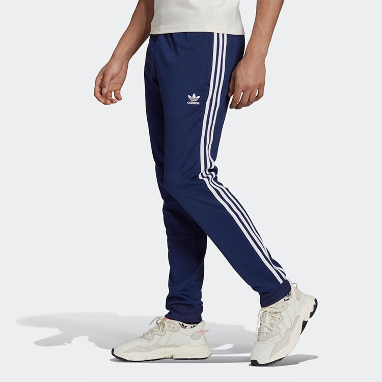 Штаны мужские трикотажные SST синие Adidas Originals, синий — фото 2