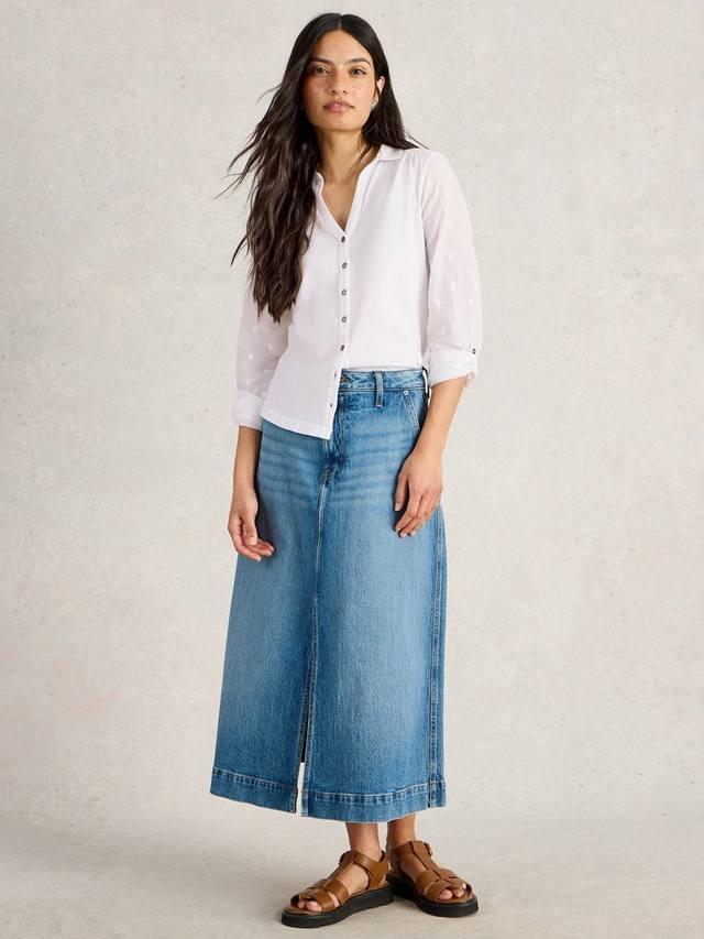 

Футболка Annie Pure из органического хлопка White Stuff, Pale Ivory