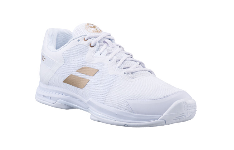 Кроссовки Babolat Tennis Shoes Men Low-top White/gold, белый/золотой — фото 3