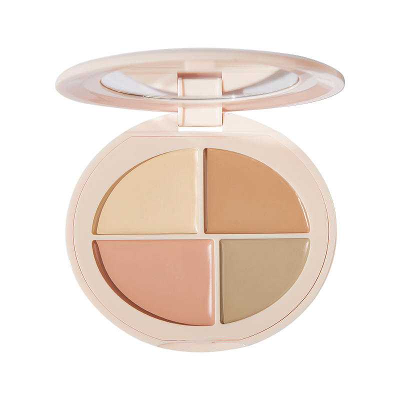 Палетка консилера Cloud Soft Quad Natural Brightening Skin Tone, Evening Skin Tone, Skin Tone Correcting MINSHZEE — фото 3