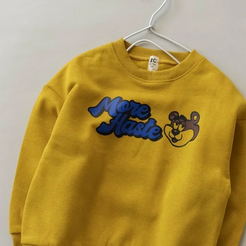 Свитшот с различными графическими принтами Branshes, 13_Mustard_Bear Logo — фото 3