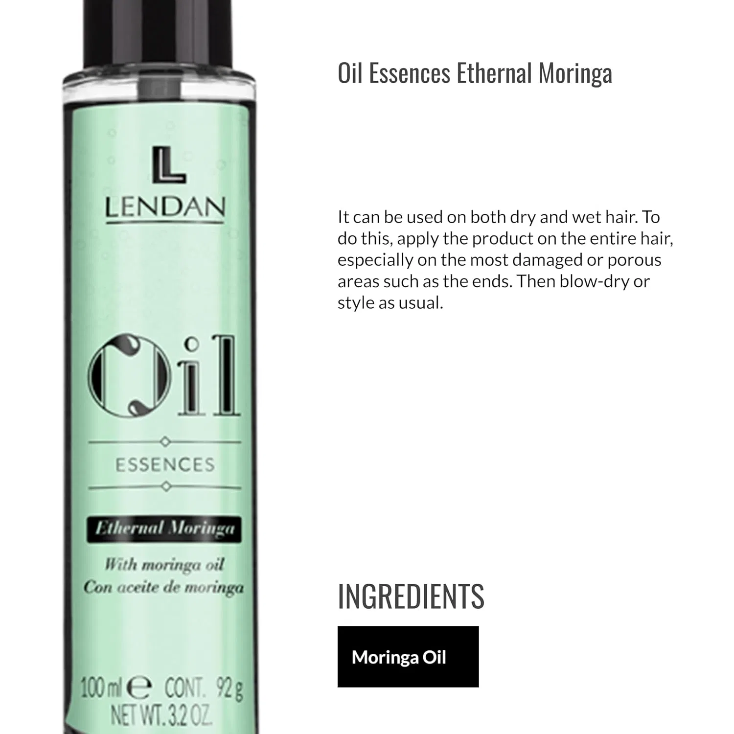 Масло для волос «LD Oil Essences E. Moringa Oil Capilar» от lendan Lendan — фото 4
