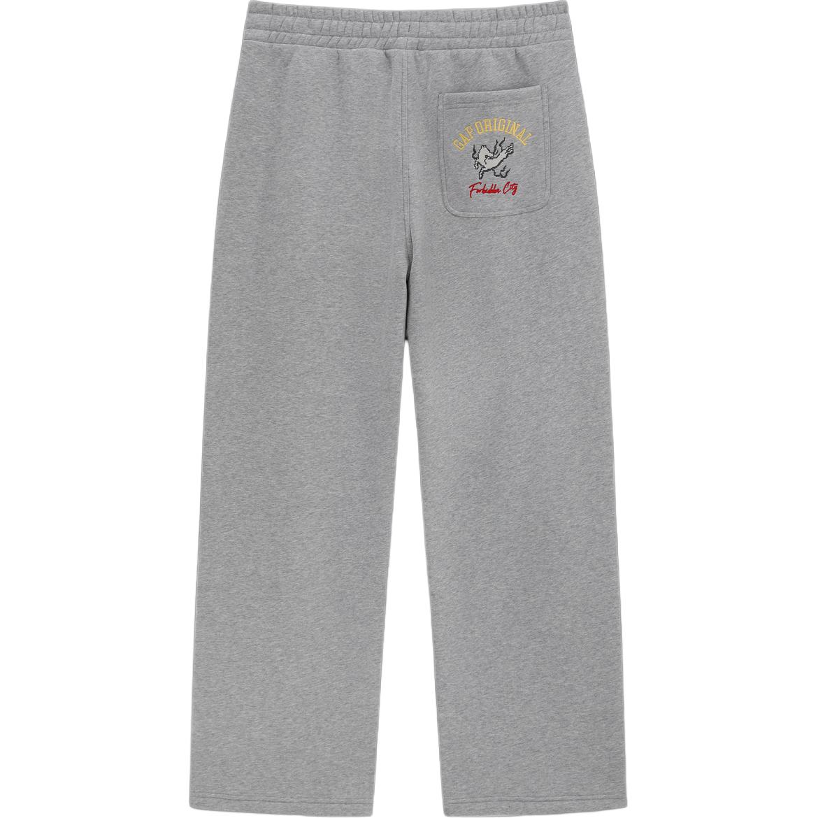 X GUGONGLIANMING Повседневные брюки унисекс GAP, светлый серый — фото 4
