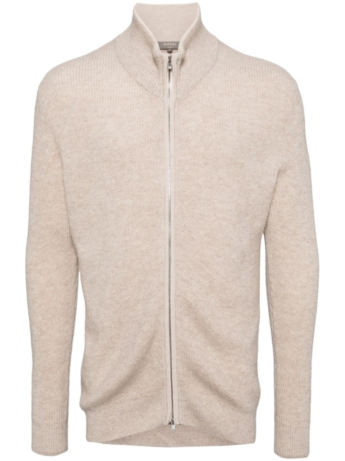 

N.Peal кардиган Lambeth Two Tone, нейтральный цвет
