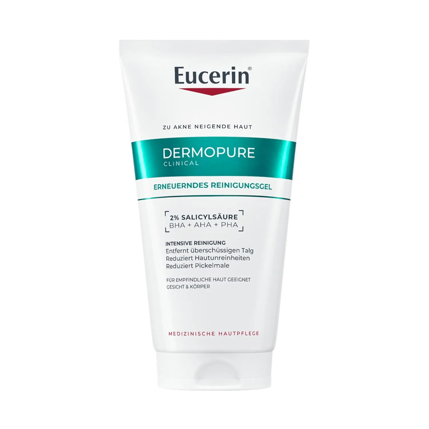 Гель для умывания Eucerin — Очищающий гель для лица «DermoPure Clinical Triple Action» от