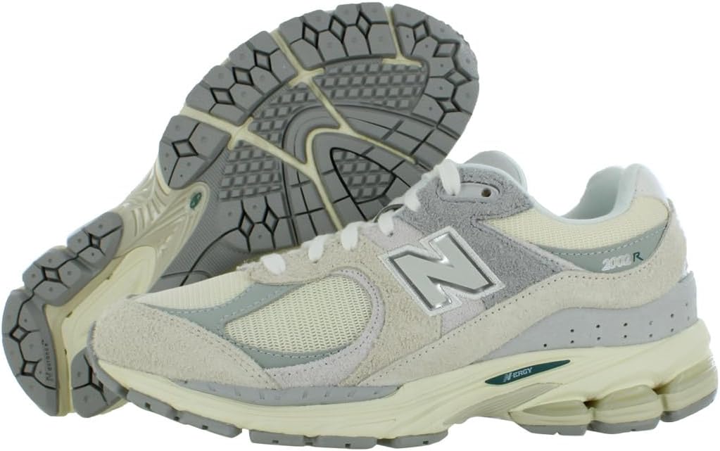 

Мужские кроссовки New Balance 2002 года, Castlerock/черные/магнитные, Beige/Grey