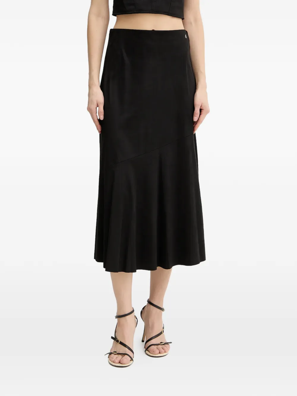 

Миди-юбка с эмблемой Guess Usa, черный