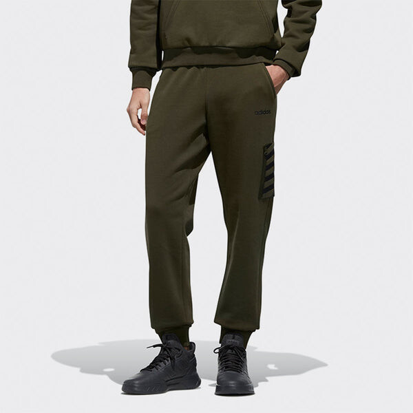 Спортивные штаны adidas neo M FAV TP CF Casual Sports Pants Green, зеленый — фото 3