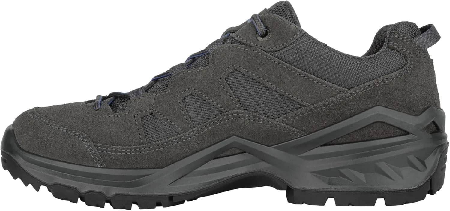 Мужские походные туфли Lowa Sirkos Evo GTX Lo, Graphite Blue. — фото 3