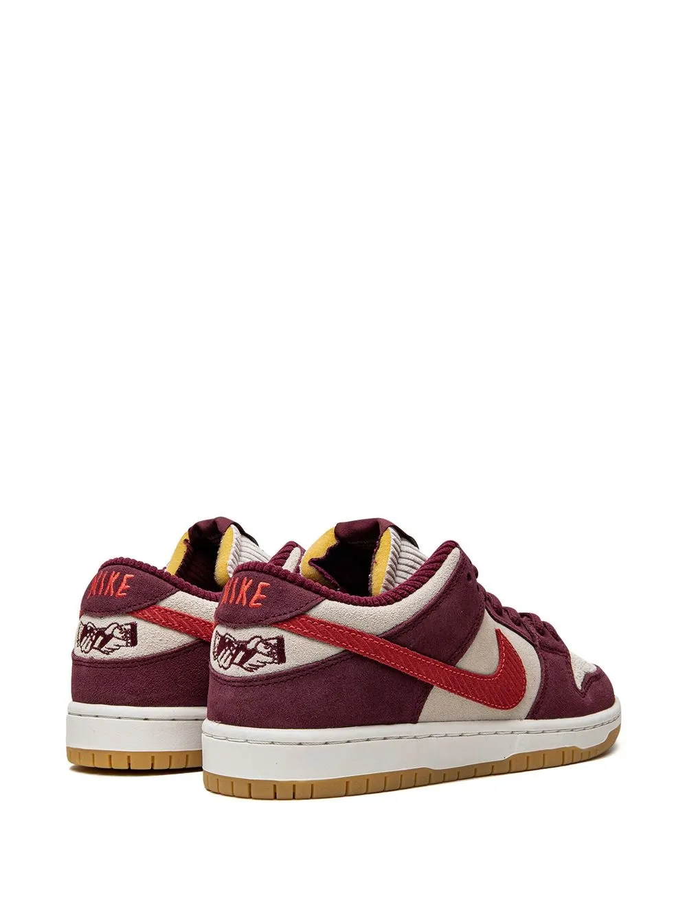 Кроссовки Dunk Low из коллаборации с Skate Like a Girl Nike, красный — фото 3