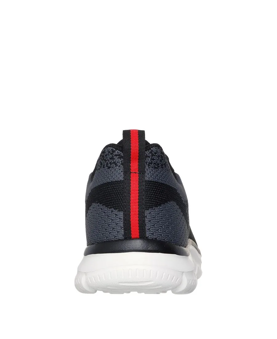 Мужские беговые кроссовки Track Glendor от Finish Line Skechers, черный, красный — фото 4
