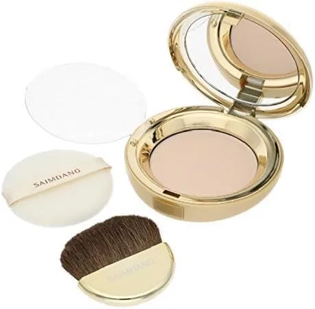 Пудра для лица с салмон-розовым оттенком Simedan Premium 4K Actress Air Powder 12 г — фото 4
