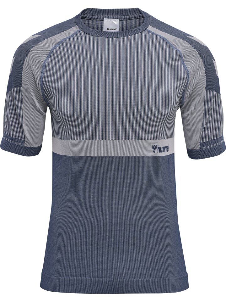 

Спортивная футболка Hummel S/S Raglanärmel Hmlmt Yoga Herren, цвет insignia blue/chateau gray
