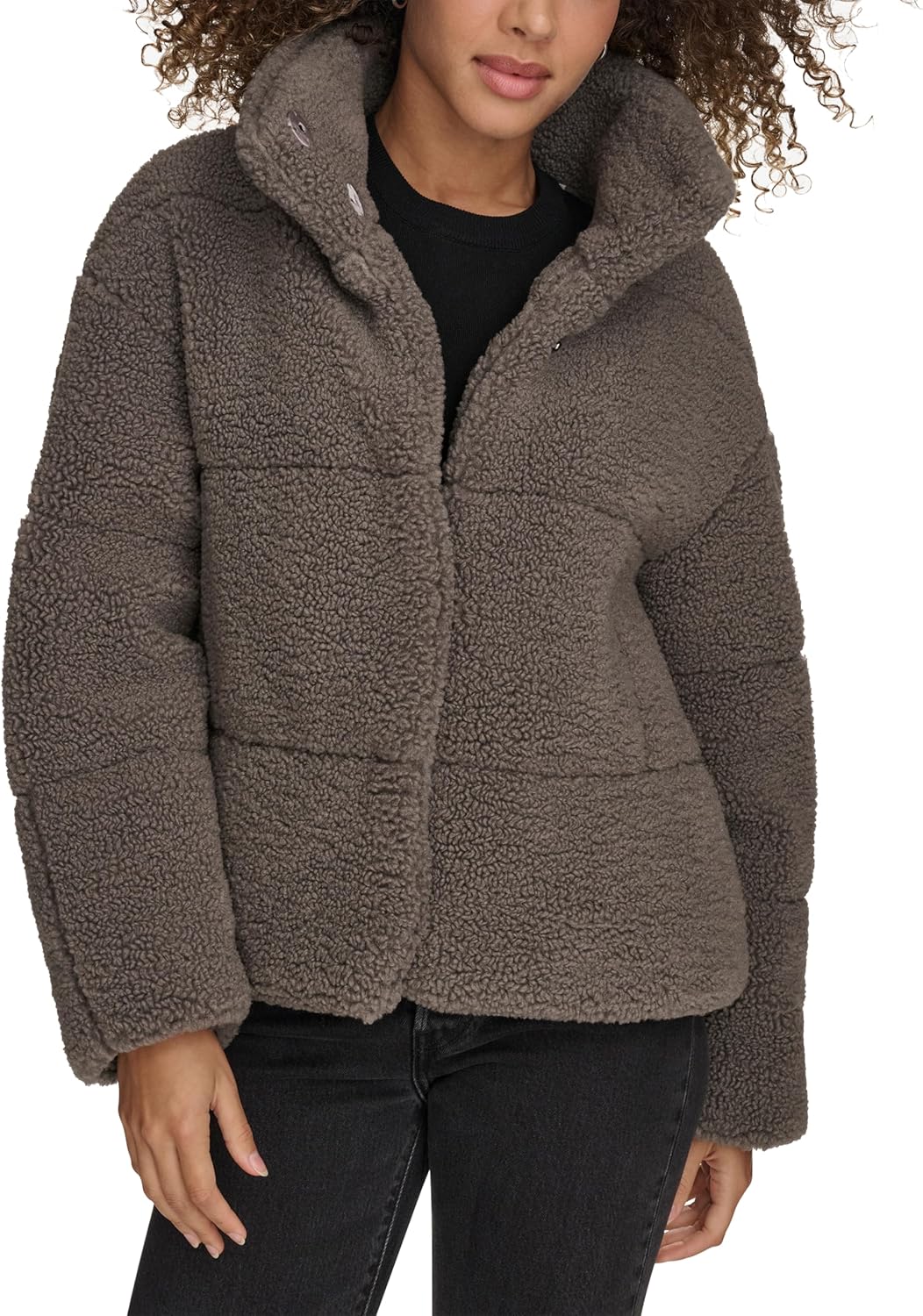 

Женское пальто Levi's стеганое, серый