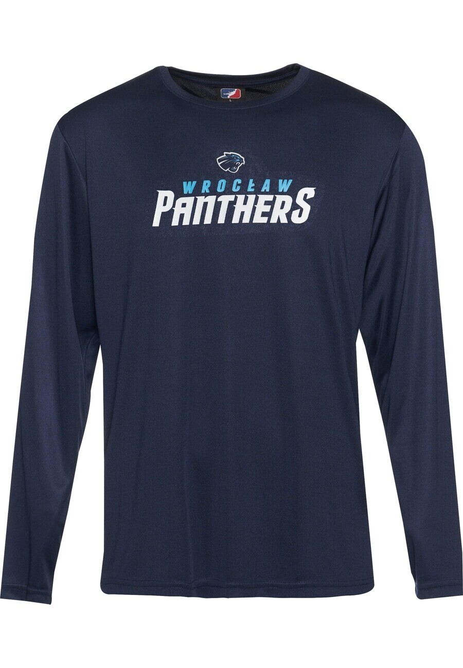 

Лонгслив DEF Shirt European League of Football Panthers Wroclaw 5, цвет marine blue/azure