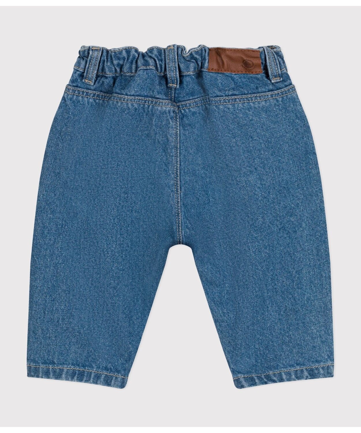 Джинсовые брюки PETIT BATEAU, Light blue — фото 2