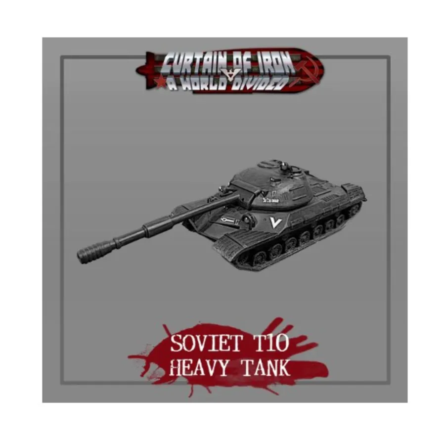 

Советский тяжелый танк Т-10, Curtain or Iron - A World Divided (28mm)