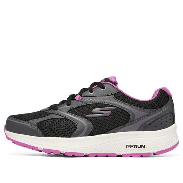 Кроссовки go run consistent 'black purple' Skechers, черный