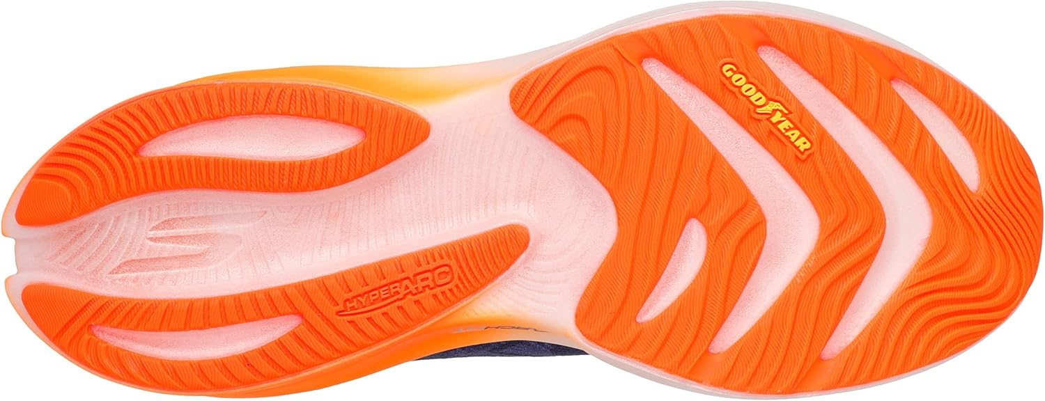 Мужские кроссовки Skechers Aero Spark, синий/оранжевый/темно-синий — фото 2