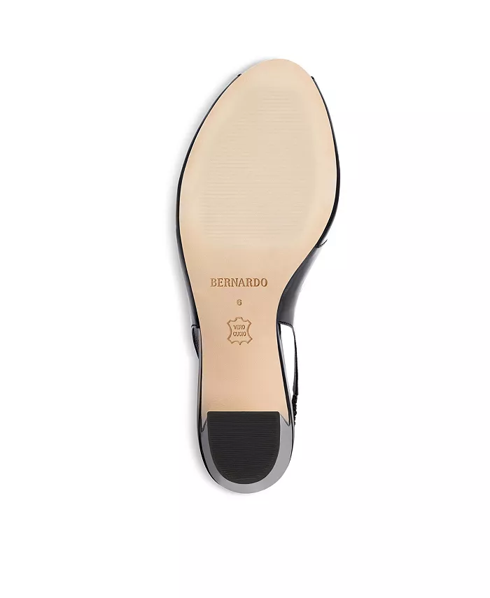 Бернардо Аделл Туфли-лодочки с открытым мысом Bernardo Footwear, черный — фото 4