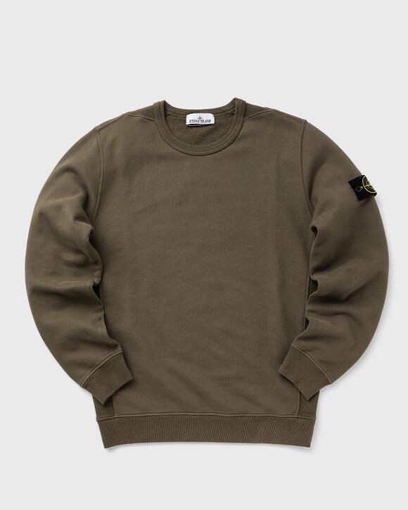 

Свитер Stone Island Brushed Organic Cotton Fleece Crewneck, цвет walnut
