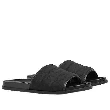 Шлепанцы Gucci 26 Slide 'Black' — фото 2