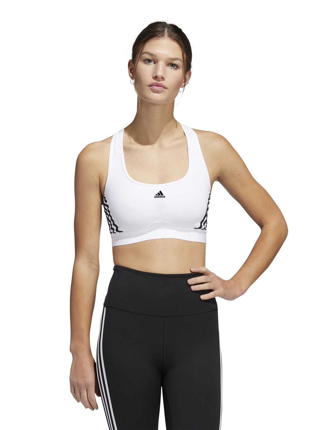 

Спортивный бюстгальтер Adidas Performance Powerreact Training, белый