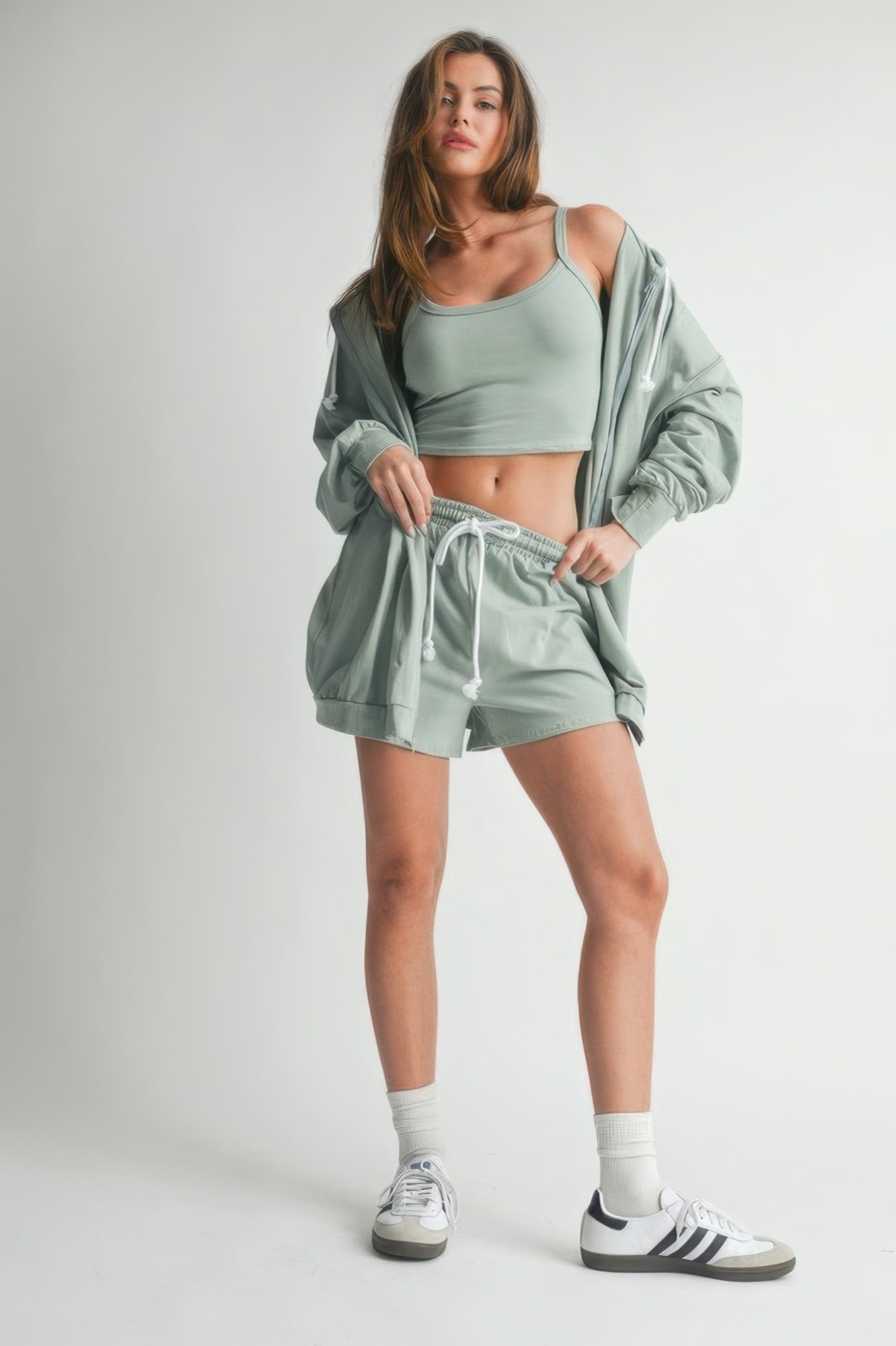 

Комплект из 3-х свитеров FASHNZFAB, цвет sage