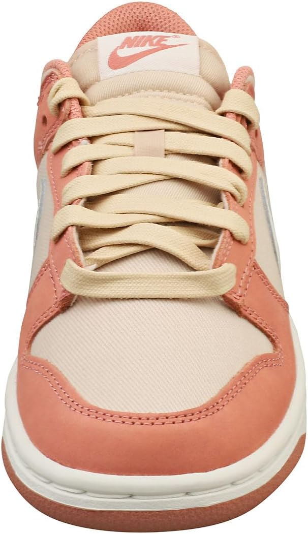 Мужские кроссовки Nike Dunk Low Retro PRM, белый/красный — фото 3