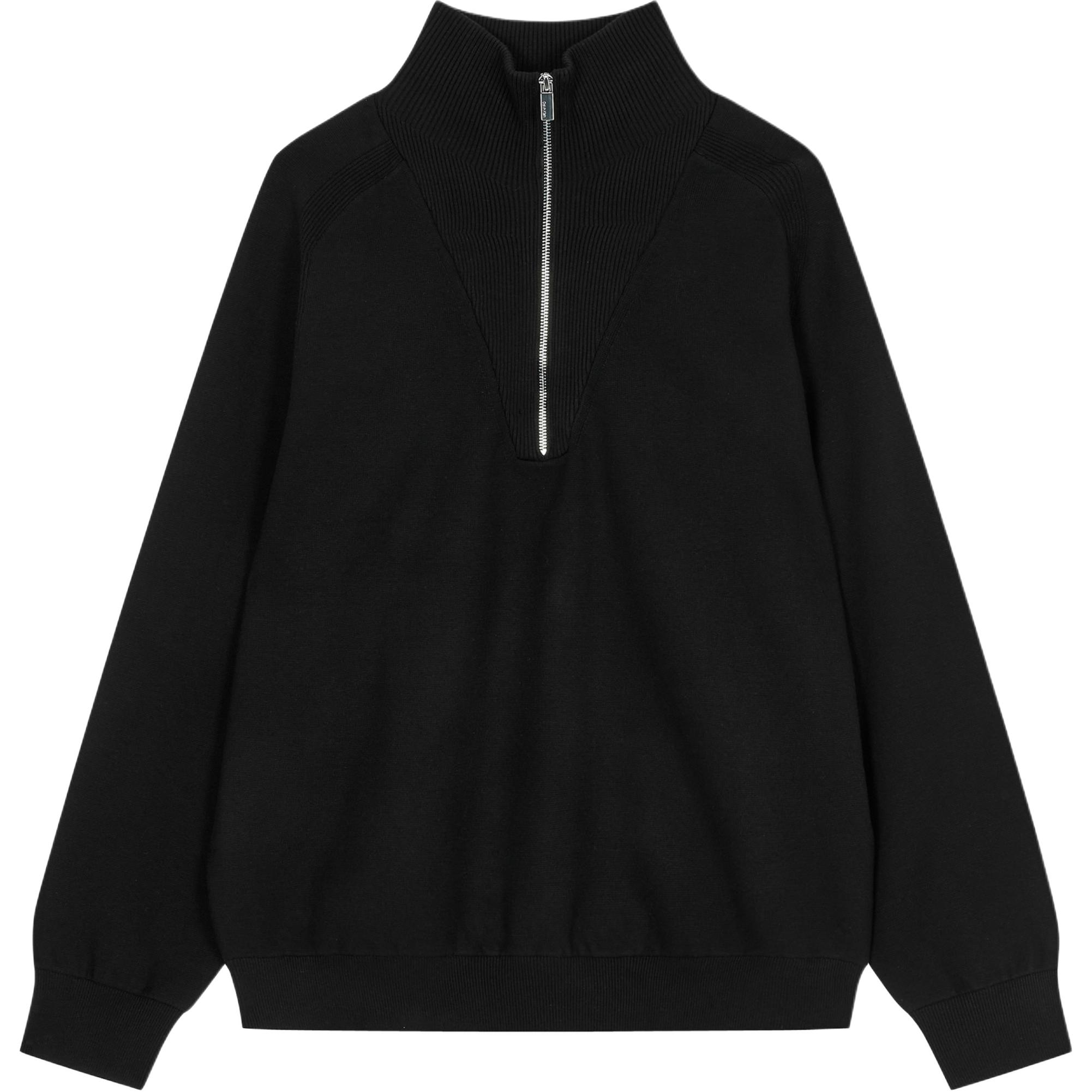 CALVIN KLEIN Свитер Унисекс Черный, UB1-Space Black — фото 2